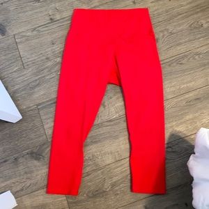 Red Ascend Hi Rise Zyia Capri 20”